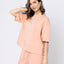 Snuggz Premium Peach Boxy T-Shirt
