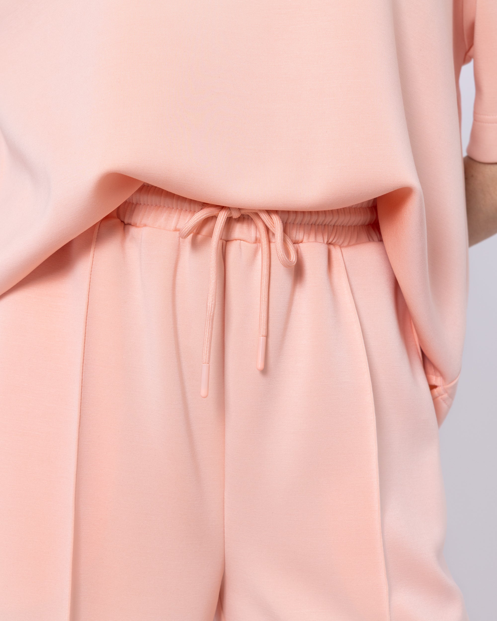 Snuggz Premium Peach Scuba Wide Leg Joggers