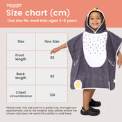 Snuggz Penguin Towelling Beach Poncho With Swim Bag
