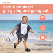 Snuggz Penguin Towelling Beach Poncho With Swim Bag