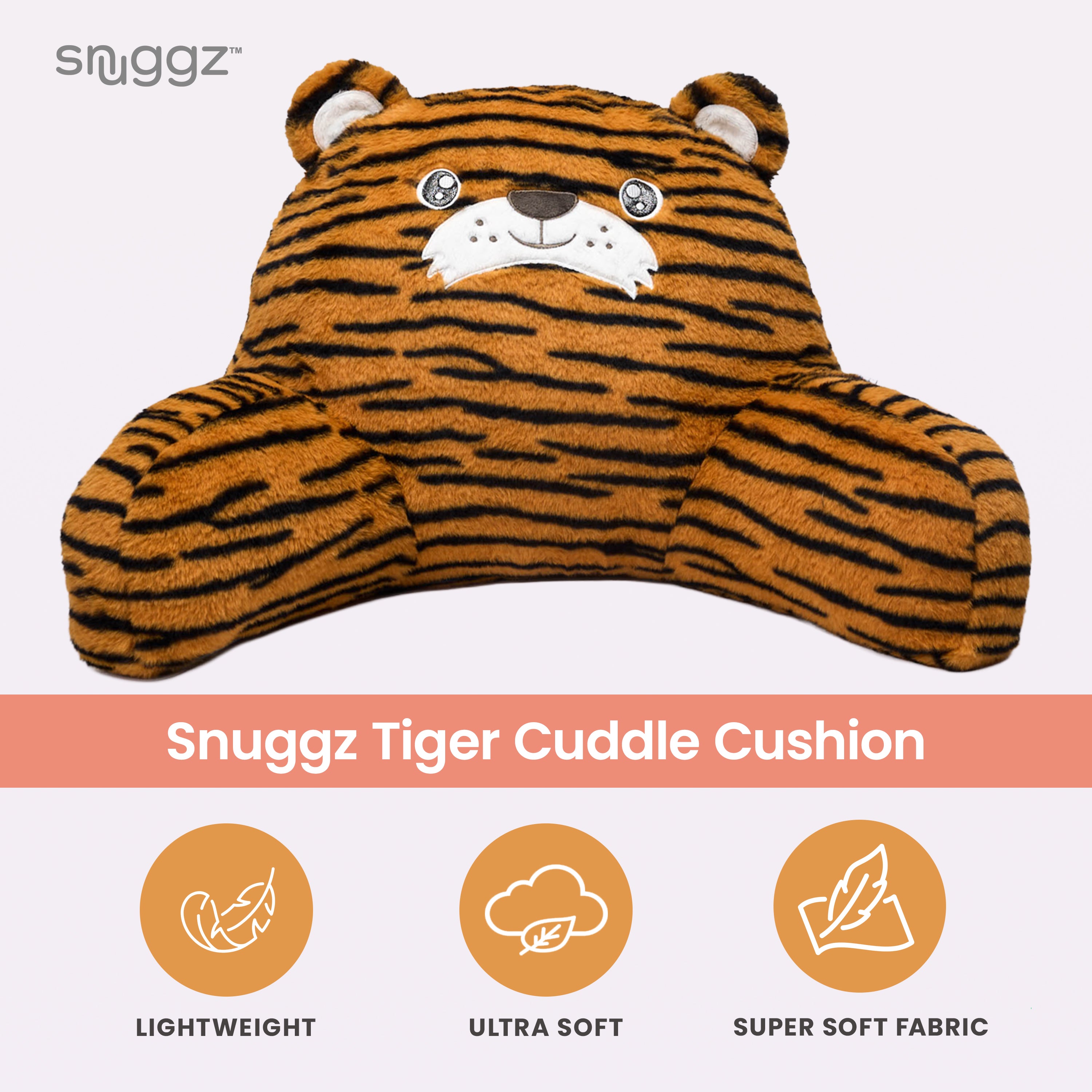 Snuggz Tiger Cuddle Cushion