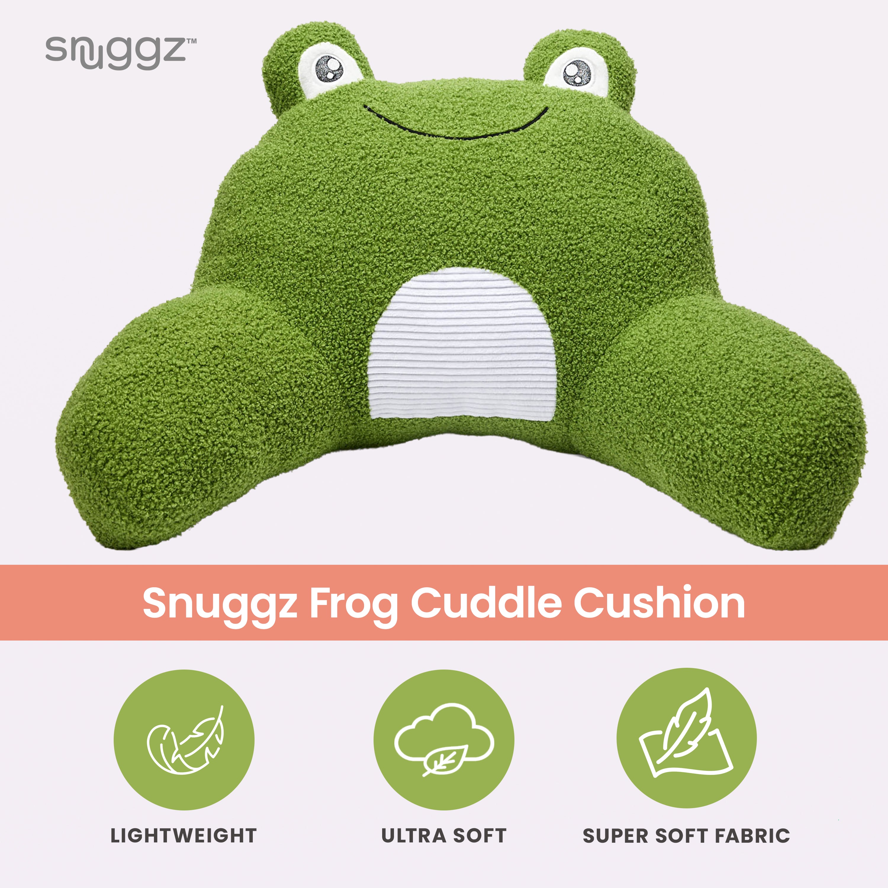 Snuggz Frog Cuddle Cushion