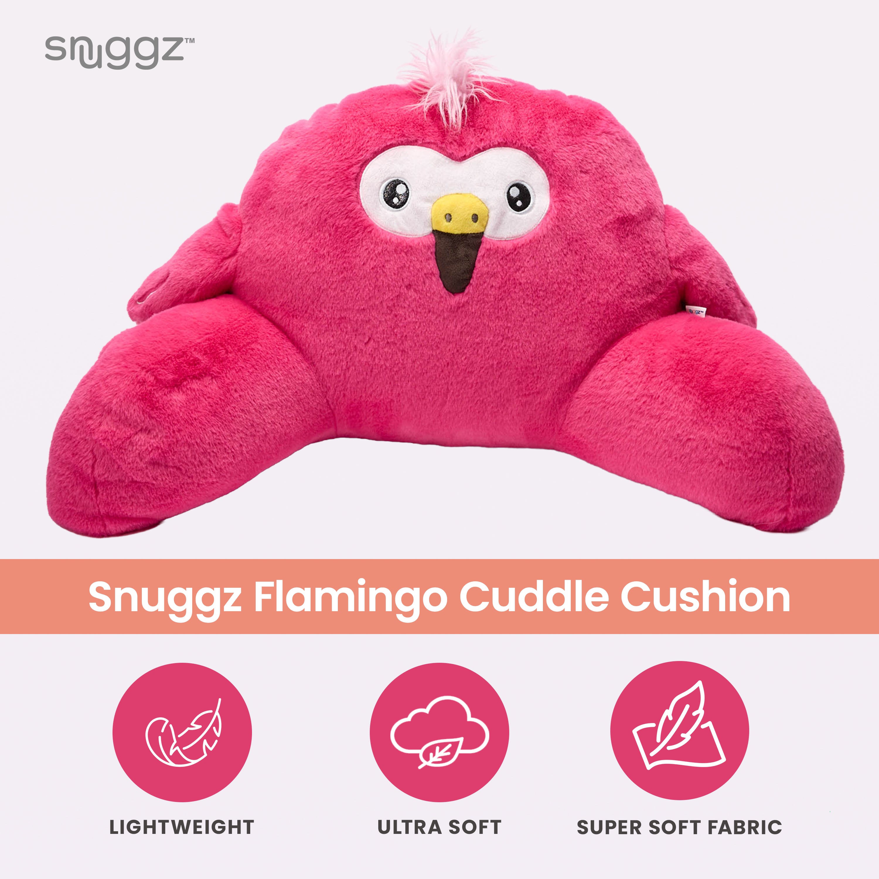 Snuggz Flamingo Cuddle Cushion