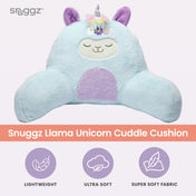 Snuggz Llama Unicorn Cuddle Cushion
