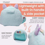 Snuggz Llama Unicorn Cuddle Cushion