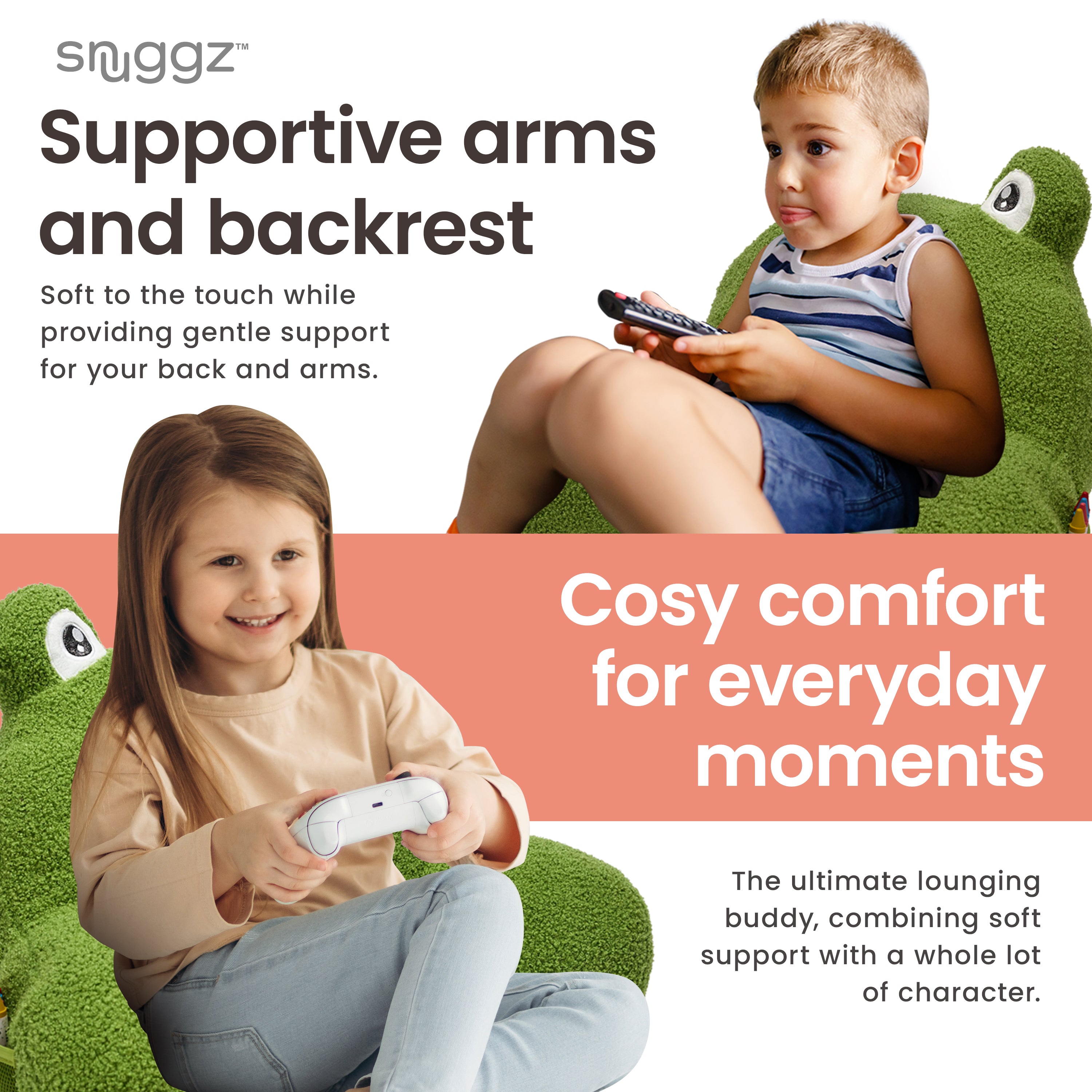 Snuggz Frog Cuddle Cushion