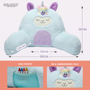 Snuggz Llama Unicorn Cuddle Cushion
