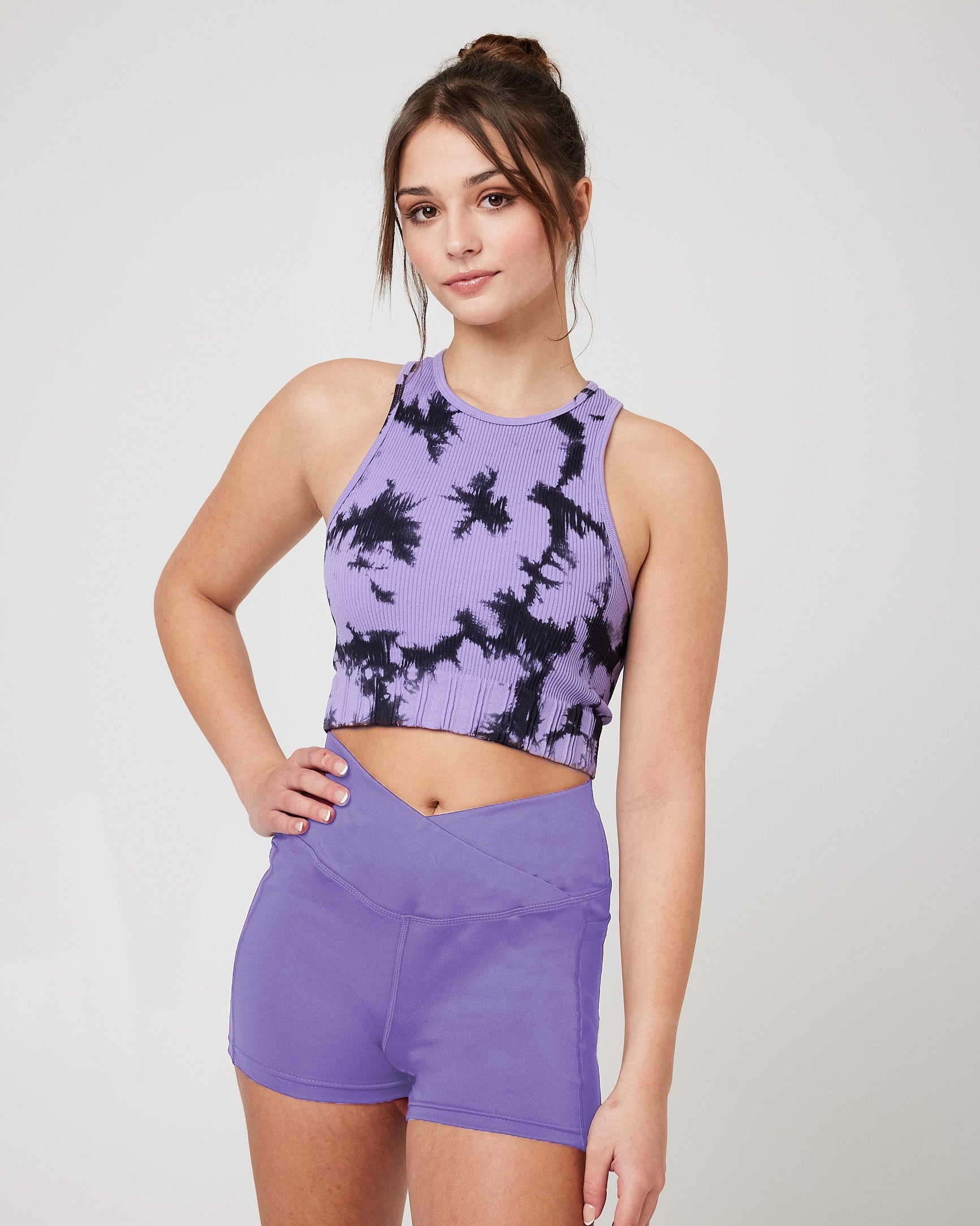 SnuggzFit Tie-Dye Sleeveless Tank Top