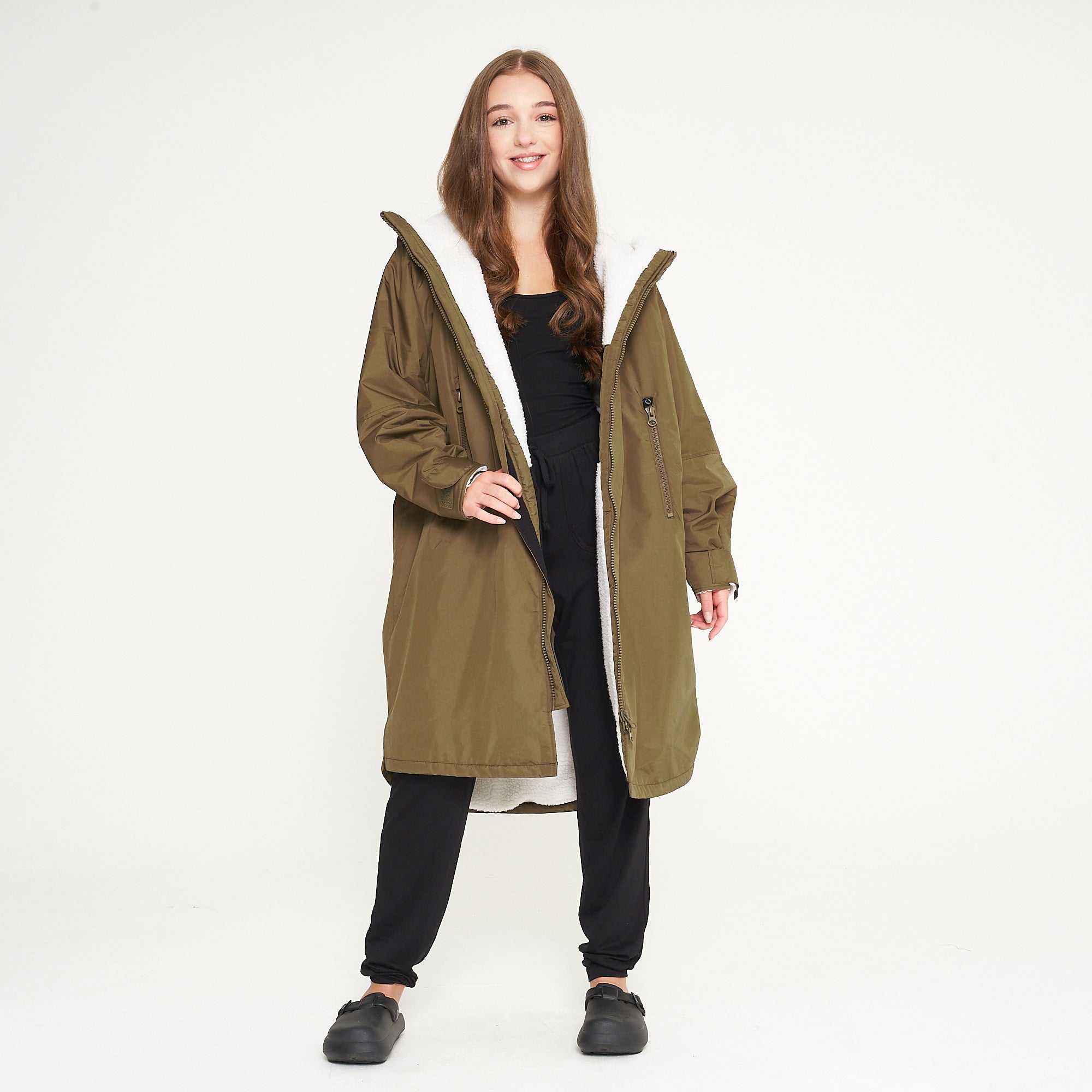 Snuggz Kids Khaki Changing Robe Parka