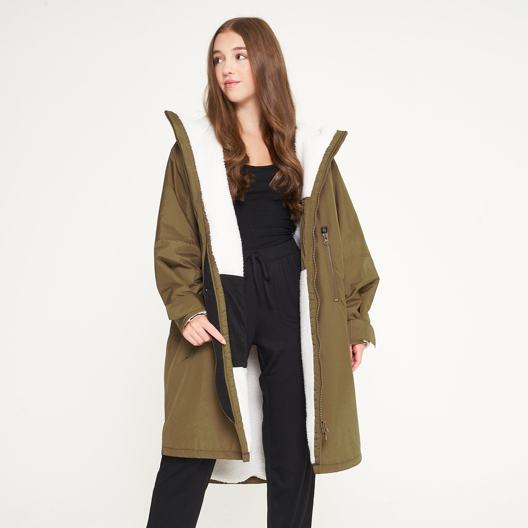 Snuggz Kids Khaki Changing Robe Parka