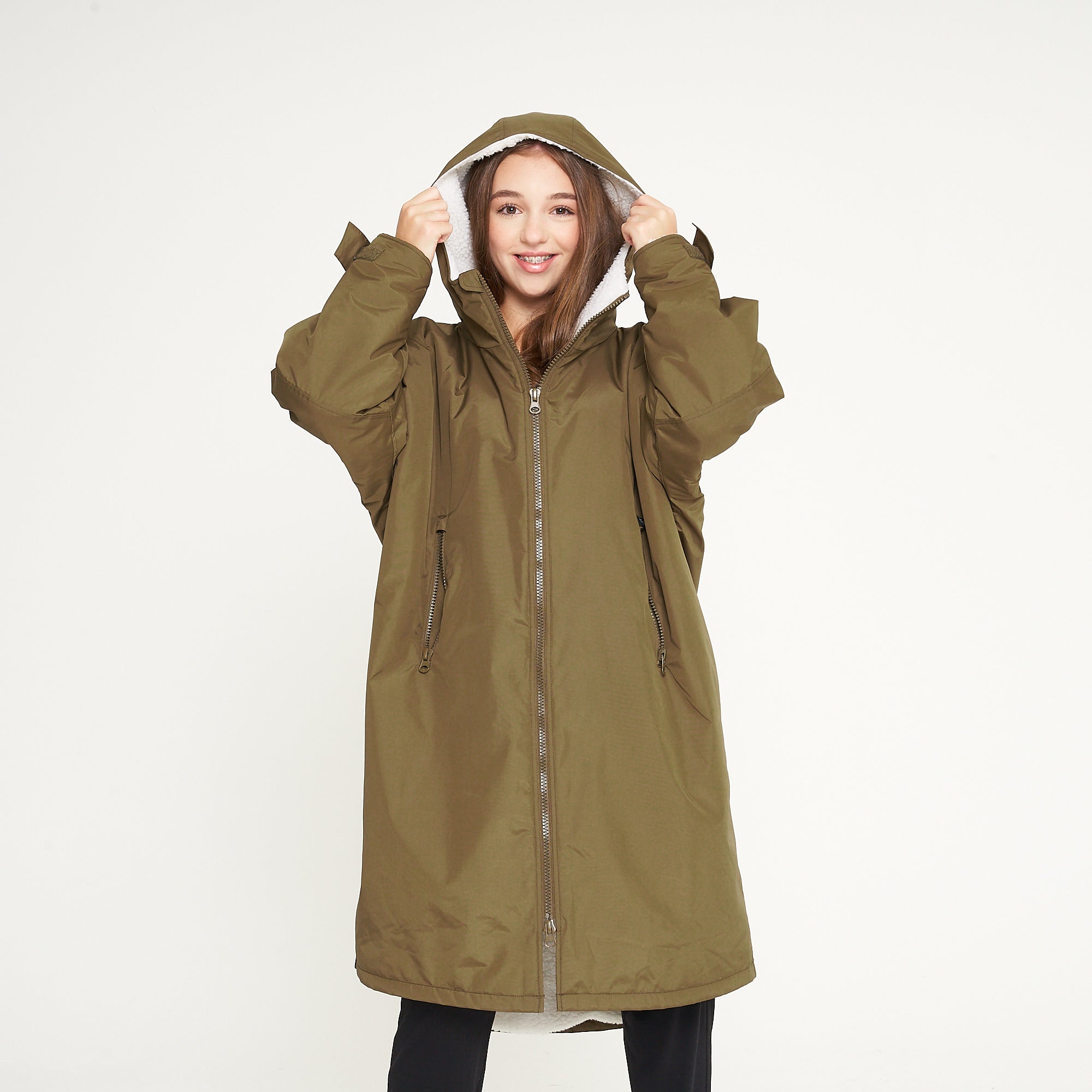 Snuggz Kids Khaki Changing Robe Parka