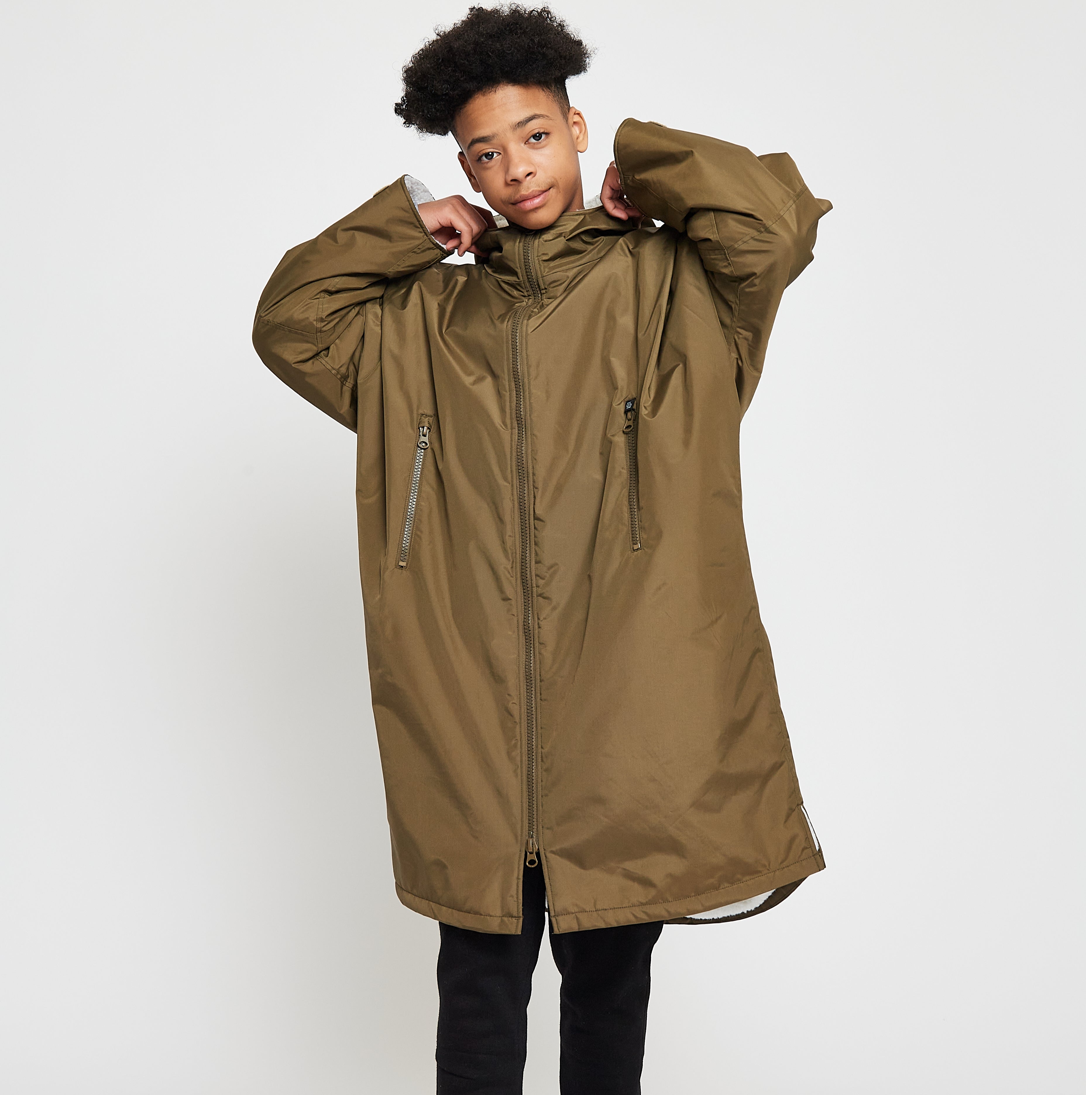Snuggz Kids Khaki Changing Robe Parka